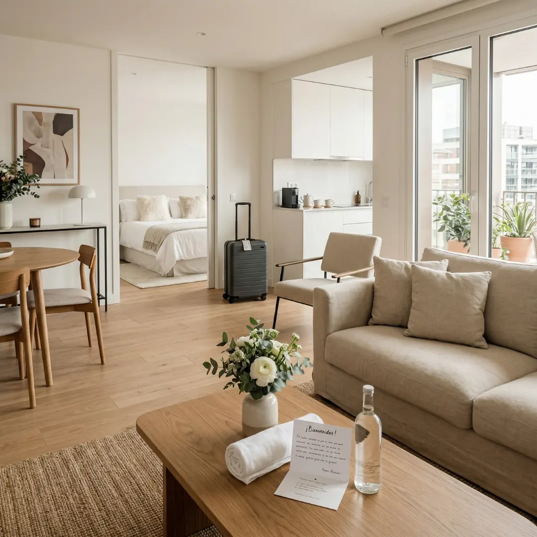 Concepto de renta corta y hospitalidad